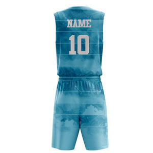 Conception personnalisée d'uniformes de basketball, créez votre propre logo, ensemble imprimé par sublimation numérique, maillot de basketball réversible pour adultes et jeunes - Product Image 2