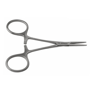 Pinzas Mosquito de 4 pulgadas, instrumento quirúrgico hemostático recto diseñado para sujeción precisa de pequeños vasos sanguíneos - Product Image 3