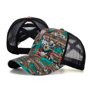 Gorra Trucker de Malla con Estampado de Leopardo Negro, Gorra de Béisbol Transpirable Unisex, Gorras Trucker Personalizadas - Product Image 3