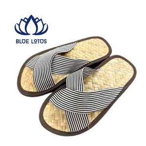 BEST SELLER Sustainable Eco-Friendly Seagrass <b>Slipper</b> For Indoor Foot Wearing Supporting Hotel Operations Guest Room Service - Product Image 1