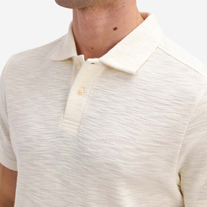 Polo pour homme bleu clair à manches courtes avec fermeture éclair, style décontracté, en polyester tricoté, séchage rapide, idéal pour le golf - Product Image 6