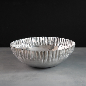Cuenco de aluminio recién llegado con bordes rasgados para servir ensalada de frutas, gran oferta para todas las ocasiones de mesa en venta al por mayor - Product Image 5