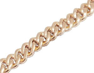 Moissanite Cuban Link <b>Bracelet</b> Iced Out Chain <b>Bracelet</b> Luxury Silver Gold <b>Bracelet</b> Hip Hop Jewelry <b>Mens</b> Fashion Statement Gift - Product Image 5
