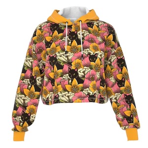 Sudaderas con capucha cortas sublimadas para mujer, de la mejor calidad, recién llegadas, transpirables y antibacterianas. - Product Image 5