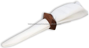 Juego de 12 Servilleteros Hechos a Mano de Madera de Acacia para Cenas, Aniversarios, Cumpleaños, Navidad |   Anillo para Servilletas para Decoración del Hogar y la Cocina - Product Image 2