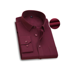 Camisa Elegante de Manga Larga para Hombre con Botones, Tejido Cómodo y Estilo Formal Clásico para Bodas - Product Image 4