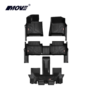 2024 + pour Hyundai SantaFe 6 places sur mesure TPE résistant à tous les temps revêtements de sol antidérapants tapis de voiture de qualité supérieure fabriqués au Vietnam - Product Image 3