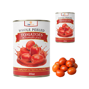 Special Offer Vietnam Factory Top Selling Export Quality Peeled Tomatoes in Tomato Juice Packed in Various Size Can - Product Image 1