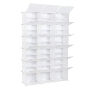 Scarpiera Portatile a 12 Livelli per 72 Paia, Organizzatore a Torre con 36 Scomparti, Mobile Contenitore Espandibile per Tacchi, Stivali e Ciabatte - Product Image 6