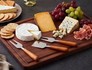 Butter Slicer And <b>Cheese</b> <b>Knife</b> <b>Set</b> Stainless Steel With Wooden Handle Perfect Cutlery For Restaurant Kitchen And Elegant Service - Product Image 3