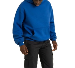 Sweat-shirts à capuche personnalisés pour hommes, grande taille, en coton/polyester, à carreaux, polaire, anti-rétrécissement, pour l'hiver – Approvisionnement direct usine - Product Image 2