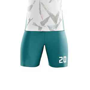 Ensemble d'uniformes de volley-ball en tissu polyester respirant et extensible, taille standard internationale, sublimation professionnelle mondiale - Product Image 2
