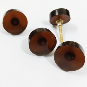 Perillas de puerta grises únicas para habitación de niños, resina colorida con acentos de ondas naranjas blancas, armarios perfectos para interiores y exteriores - Product Image 6