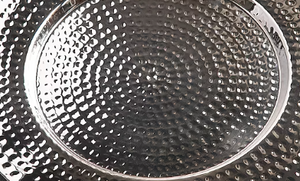 Assiette en métal brillant argenté Offre Spéciale assiette vaisselle chargeur de plat vaisselle à dessert assiette à gâteau de différentes tailles disponibles - Product Image 6