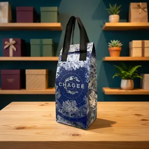 Bolsas de Cordón Reutilizables Personalizadas de Tela No Tejida Laminada en PP, Impresión a Todo Color con Diseño Serigrafiado - Product Image 2
