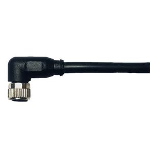 Fournisseur de contact M8 codent la borne femelle 3*0.34 Mm2 PVC-alliage de cuivre évalué par Cable-2Mtr IP68 noir protégé de l'angle 90 degrés 3 - Product Image 1