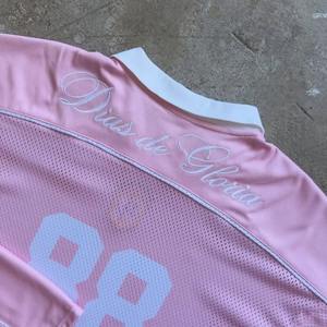 เสื้อยืดผู้ชายระบายอากาศได้ดี ราคาโรงงาน ผลิตสำหรับใส่หน้าร้อน เสื้อยืดสำหรับเล่นกีฬา เสื้อยืดตาข่ายแบบซับลิเมชั่นสั่งทำได้ - Product Image 4