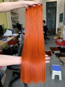 Cabello humano corto y liso Rubio, cabello humano vietnamita virgen, venta al por mayor, hueso recto corto y sedoso de Vietnamhairluxury - Product Image 2