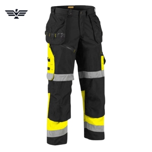 Pantalones de Trabajo de Seguridad Reflectantes de Alta Visibilidad Premium para Hombre, Pantalones de Trabajo Resistentes para la Construcción Industrial - Product Image 5