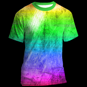 T-shirt de sport pour homme tendance, 100% polyester, imprimé numérique, manches courtes, séchage rapide, graphisme personnalisé - Product Image 2