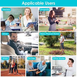 Rodillo de Masaje Portátil con 6 Bolas Giratorias 360 Grados para Alivio del Dolor de Cuello, Hombros, Piernas, Muslos y Pies - Product Image 3