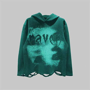 Sudadera con Capucha para Hombre, Estilo Acid Wash, Oversize, Personalizable, Streetwear Vintage, Felpa Francesa, Algodón - Product Image 4