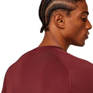 เสื้อยืดแขนยาวบีบอัดรัดรูปสำหรับผู้ชาย สีแดง แห้งเร็ว ยืดหยุ่น เหมาะสำหรับออกกำลังกาย ฟิตเนส เทรนนิ่ง และกีฬา - Product Image 6