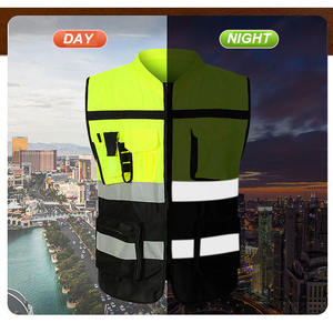 Chaleco de Seguridad Reflectante para Motocicleta, Alta Visibilidad, ANSI Clase 2, EN ISO Clase 1, Impermeable, Transpirable, Multibolsillos, Personalizado - Product Image 6