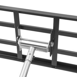 Livellatore per Terreno 83.9 con Manico in Acciaio al Carbonio Antiruggine, Piastra da Terra 48x10, 2 Livelli di Altezza, per Giardinaggio e Paesaggistica - Product Image 2