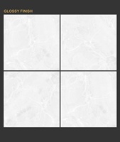 Carreaux muraux en porcelaine blanche brillante, texture solide, pour intérieur, salle de bain, marbre, hall, 600x600, premier choix pour les commandes.