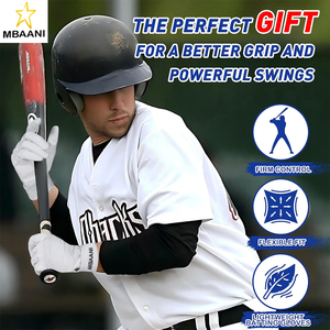 ถุงมือตีลูกเบสบอล – ถุงมือเบสบอลซอฟต์บอลที่ทนทาน ระบายอากาศได้ดี สำหรับผู้ใหญ่ เด็ก และเยาวชน – ของขวัญสำหรับนักกีฬา - Product Image 5