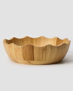 Grand saladier en bois de haute qualité - Écologique, taille personnalisable, design moderne, idéal pour les fêtes, fabriqué en Inde - Product Image 3