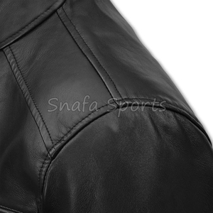 Casual Men Genuine <b>Real</b> <b>Leather</b> <b>Jacket</b> For Men Classic Biker Style with Zip up <b>Leather</b> <b>Jacket</b> For Men's - Product Image 4
