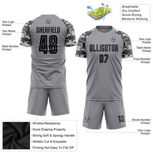 ชุดฟุตบอลผ้าโพลีเอสเตอร์ 100% เสื้อฟุตบอลระบายอากาศได้ดี น้ำหนักเบา สำหรับผู้ชาย ผู้ใหญ่ ชุดทีมฟุตบอลแบบกำหนดชื่อทีมเองได้ - Product Image 5