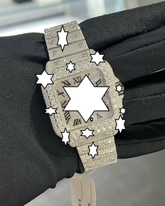 นาฬิกา NYC DIAMOND EMPIRE หรูหรา ระบบอัตโนมัติ เครื่องจักรกลจากญี่ปุ่น ตัวเรือนสแตนเลสทรงเหลี่ยม หน้าปัด 41 มม. ประดับเพชรโมอิสซาไนต์ - Product Image 1