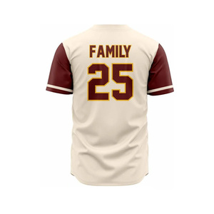 Low MOQ Factory Made Custom <b>Baseball</b> Uniform Premium Materials Custom <b>Baseball</b> Uniform Set with Sublimation Printing - Product Image 5