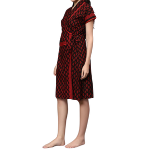 Chaquetones cortos de algodón de primera calidad para dormir, elegantes, cómodos para la noche de primavera y verano, a la venta de un exportador indio - Product Image 4