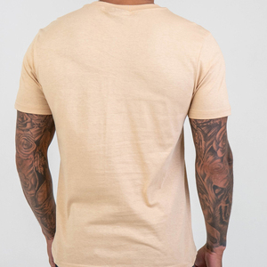 Camiseta Formal de Manga Corta para Hombre, Bordada, Corte Holgado, con Patrón, 100% Algodón, Anti-Pilling - Product Image 4