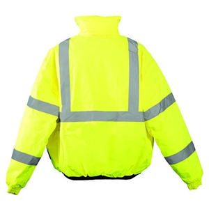 High Visibility Waterproof Oxford <b>Worker</b> Uniform Supplier Low MOQ Heavy Duty Safety Uniforms Flash Reflective <b>Worker</b> <b>Jacket</b> Set - Product Image 6