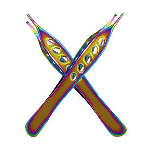 2026คีมตักฟันแบบมีรูขนาด1x2ฟันมีรูสีรุ้งชุดเครื่องมือทำมือหลากสีหลายสีหลายสี - Product Image 3