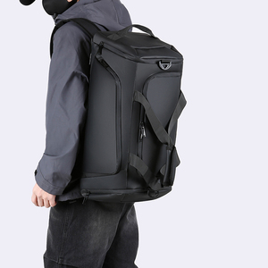 Sac de voyage unisexe en nylon, forme rectangulaire, fermeture à glissière, plusieurs compartiments, résistant à l'eau, grande capacité 20-36L - Product Image 5