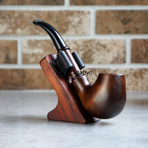 Pipa de Tabaco de Madera Natural Ecológica Tallada a Mano, Regalo para Coleccionistas de Tradebyd - Product Image 4