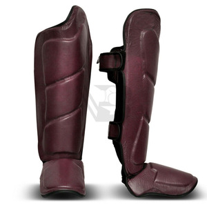Protections de tibia pour boxe à usage professionnel, pour l'entraînement au MMA et au kick-boxing, avec logo personnalisé, design respirant et protection complète - Product Image 5