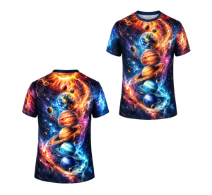 Camiseta de Poliéster Ligera y Duradera de Manga Corta con Cuello Redondo, Sublimación Personalizada Lista para Imprimir, 210g, para Promoción - Product Image 4