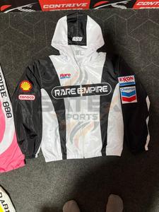 Manufacturer Custom Men Lightweight Waterproof Windproof Nylon <b>Zip</b> <b>Up</b> Jackets Hoodies Nylon Windbreaker Jackets - Product Image 3