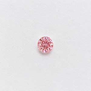 เพชรกลมสีชมพู CVD ผลิตในห้องปฏิบัติการ ขายส่ง ขนาดผสม 0.10ct-0.70ct สำหรับการผลิตเครื่องประดับ - Product Image 1