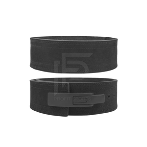 Ceinture de musculation réglable de haute qualité pour la musculation, ceinture à levier avec logo personnalisable, en cuir et néoprène - Product Image 1