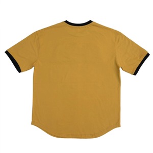 Camiseta Ringer Premium de Algodón Color Oro Viejo |   Camisa de Fraternidad para Hombre con Dobladillo Curvo y Letras Bordadas en Chenilla |   Ropa Griega - Product Image 5