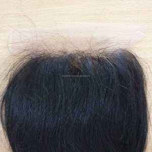 100% pelucas de cabello Remy virgen humano Natural Original para cierre de encaje suizo cutícula alineada sin enredos y estilo sin líneas - Product Image 2