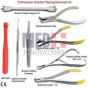 Dispositivos y suministros médicos Kit de instrumentos de ortodoncia dental de 18 piezas Compuesto de acero inoxidable alemán - Product Image 3